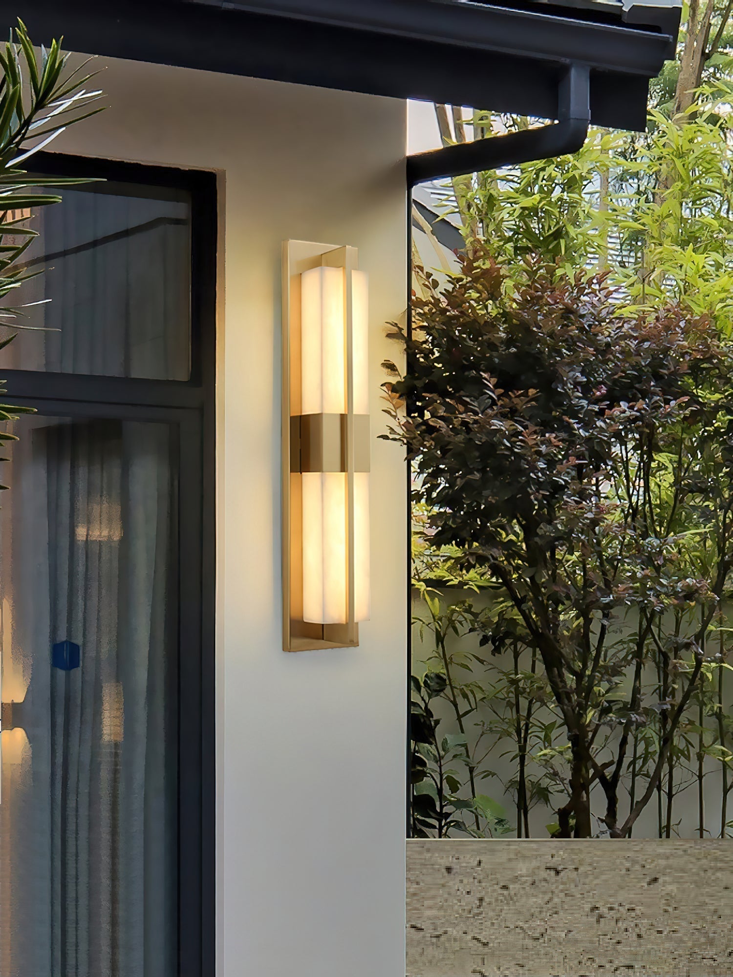 Cecily LED Alabaster Sconce - Zonesus