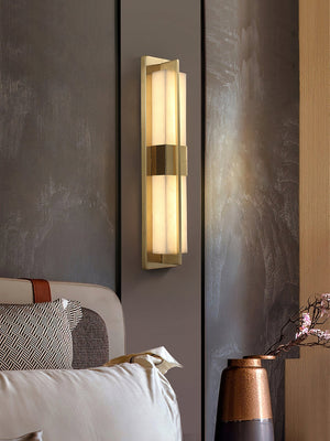 Cecily LED Alabaster Sconce - Zonesus