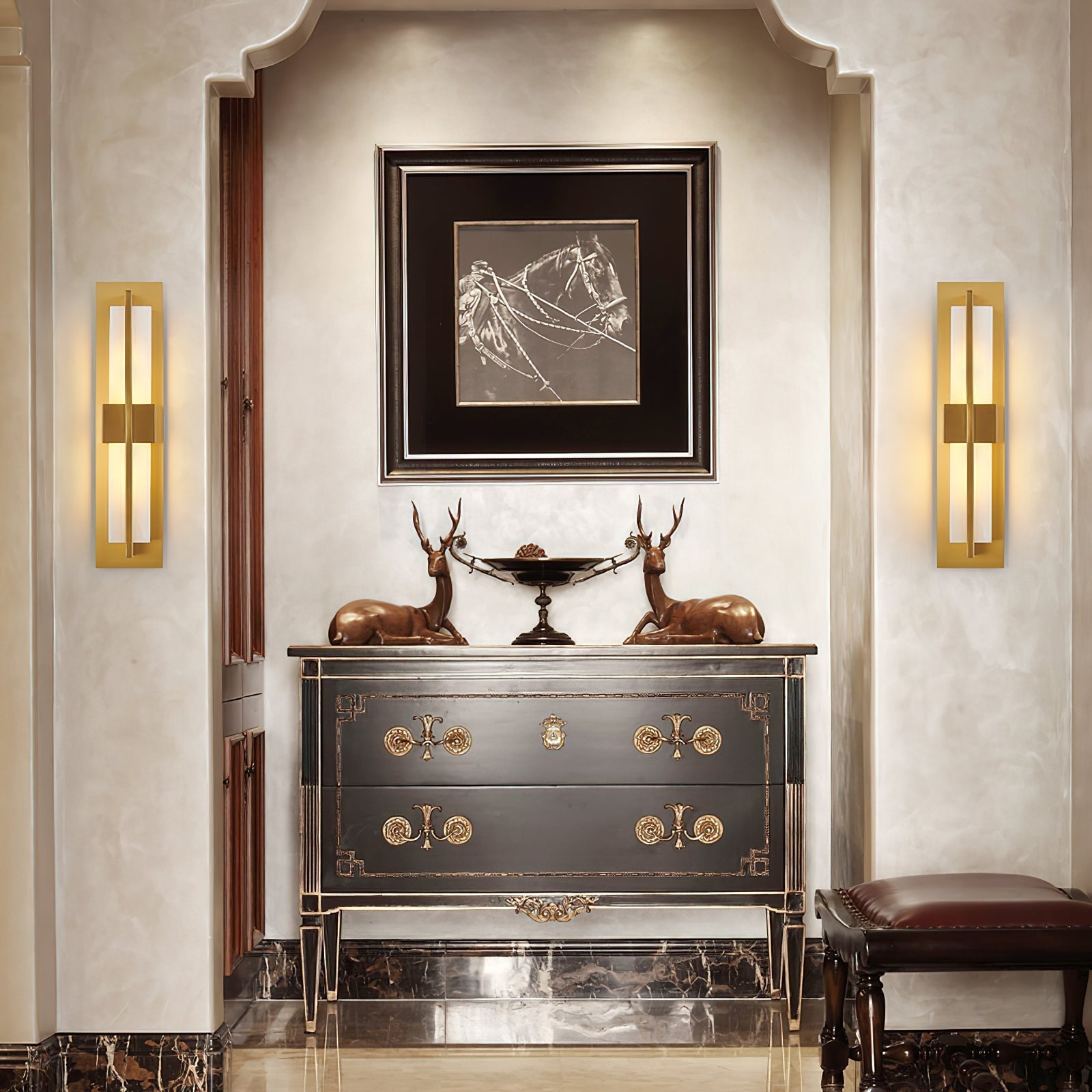 Cecily LED Alabaster Sconce - Zonesus