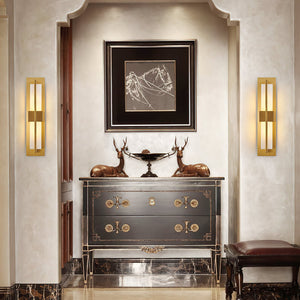 Cecily LED Alabaster Sconce - Zonesus