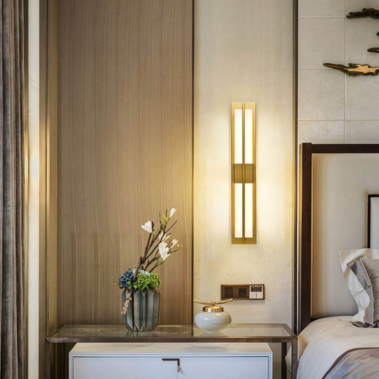 Cecily LED Alabaster Sconce - Zonesus