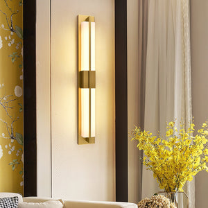 Cecily LED Alabaster Sconce - Zonesus