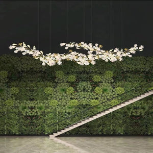 Ceramic Ginkgo Modern Chandelier - Zonesus