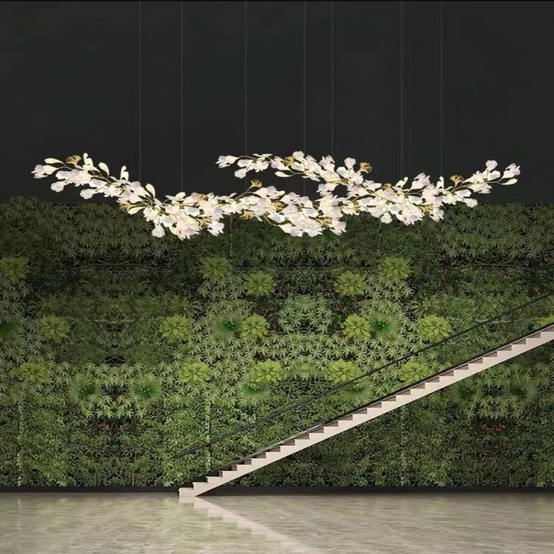 Ceramic Ginkgo Modern Chandelier - Zonesus