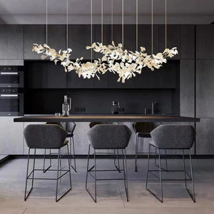 Ceramic Ginkgo Modern Chandelier - Zonesus