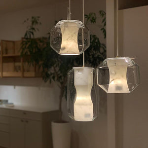 Glass Alabaster Pendant Lamp - Zonesus
