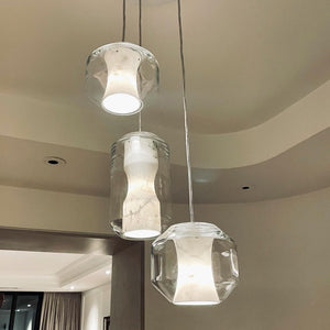 Glass Alabaster Pendant Lamp - Zonesus