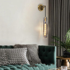 Crystal Pendant Shad Wall Sconce For Dinner Room - Zonesus