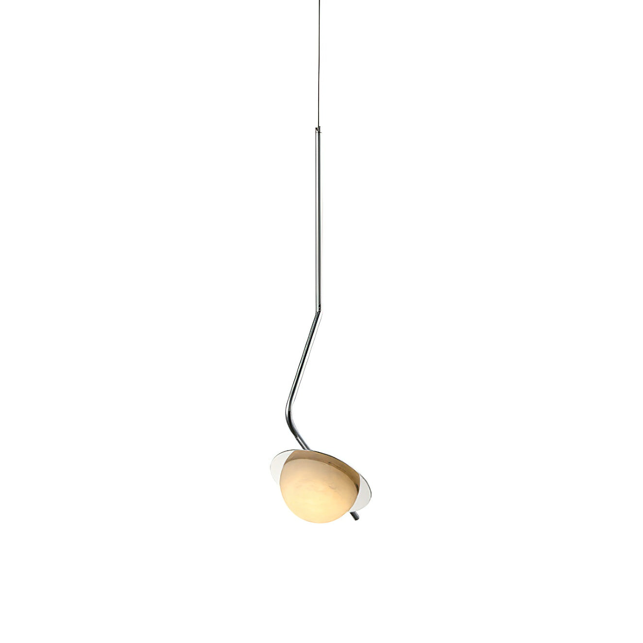 Chic Luminance Alabaster Pendant Light - Zonesus