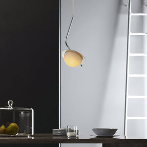 Chic Luminance Alabaster Pendant Light - Zonesus