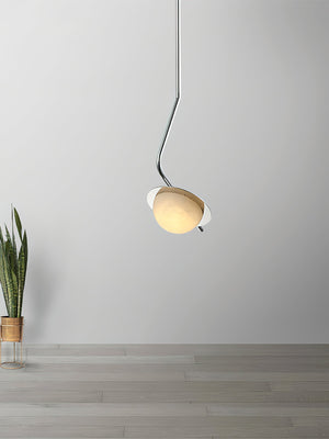 Chic Luminance Alabaster Pendant Light - Zonesus
