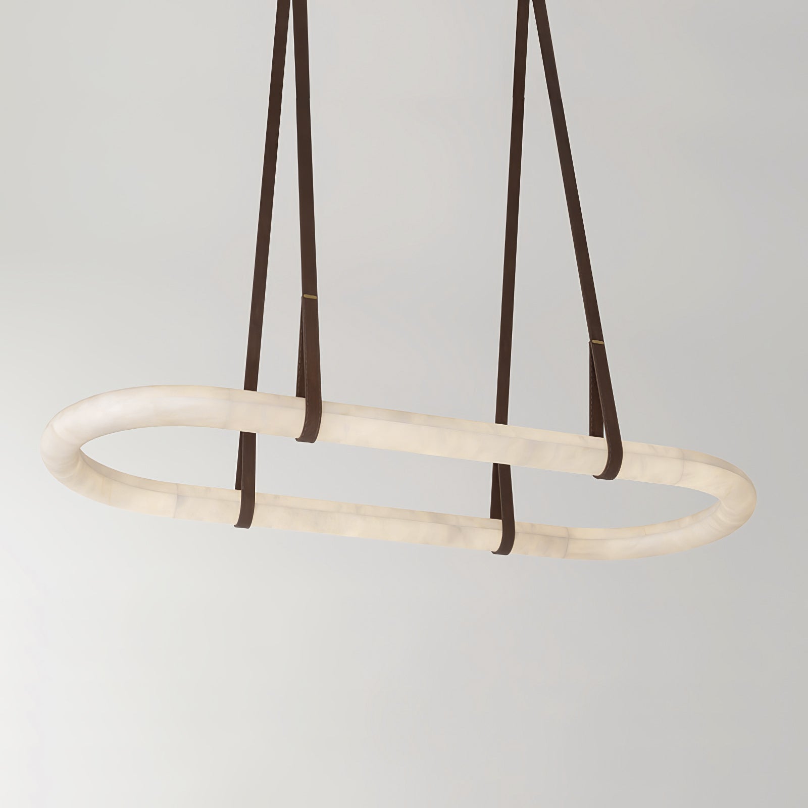 Circle Alabaster Chandelier - Zonesus