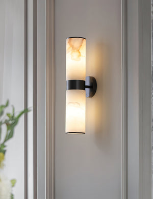 Crestmoor Alabaster Vanity Sconce - Zonesus