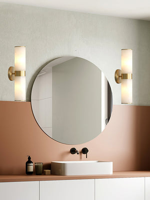 Crestmoor Alabaster Vanity Sconce - Zonesus