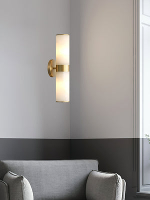 Crestmoor Alabaster Vanity Sconce - Zonesus