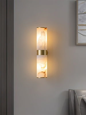Crestmoor Alabaster Vanity Sconce - Zonesus
