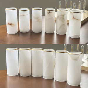 Crestmoor Alabaster Vanity Sconce - Zonesus