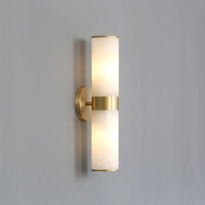Crestmoor Alabaster Vanity Sconce - Zonesus