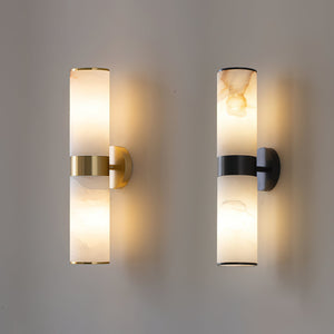 Crestmoor Alabaster Vanity Sconce - Zonesus