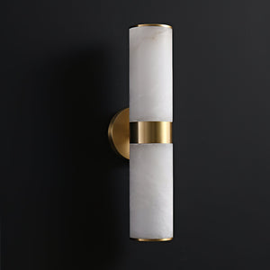 Crestmoor Alabaster Vanity Sconce - Zonesus