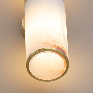 Crestmoor Alabaster Vanity Sconce - Zonesus