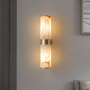 Crestmoor Alabaster Vanity Sconce - Zonesus