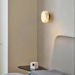 Cylindrical Alabaster Wall Lamp - Zonesus