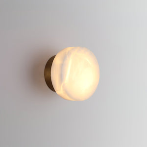 Cylindrical Alabaster Wall Lamp - Zonesus