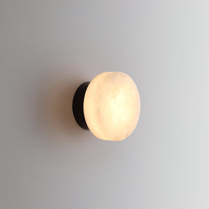 Cylindrical Alabaster Wall Lamp - Zonesus