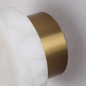 Cylindrical Alabaster Wall Lamp - Zonesus