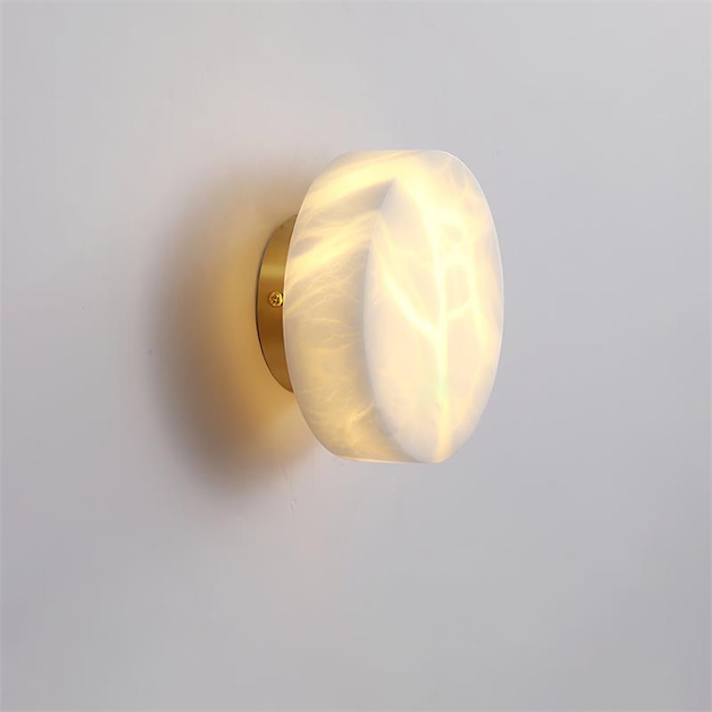 Cylindrical Alabaster Wall Lamp - Zonesus