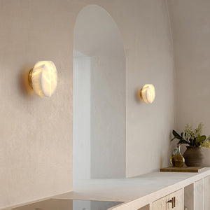 Cylindrical Alabaster Wall Lamp - Zonesus