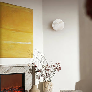 Cylindrical Alabaster Wall Lamp - Zonesus