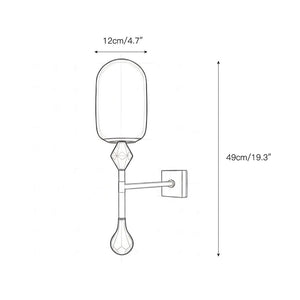 Dakota Alabaster Wall Sconce - Zonesus