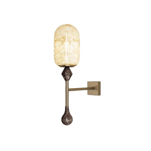 Dakota Alabaster Wall Sconce - Zonesus