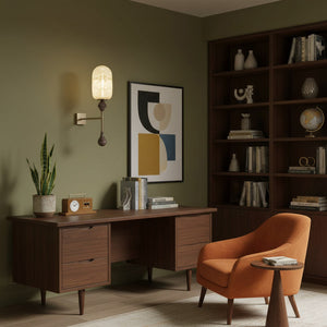 Dakota Alabaster Wall Sconce - Zonesus