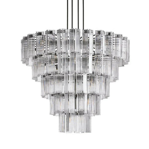 Delsie Round Art Glass Chandelier 38" 48" 60"D - Zonesus