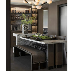 Alex Modern Dew Drops Alabaster Chandelier - Zonesus