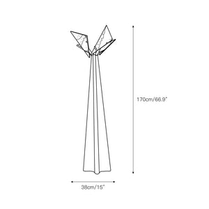 Drape Alabaster Floor Lamp - Zonesus