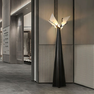 Drape Alabaster Floor Lamp - Zonesus