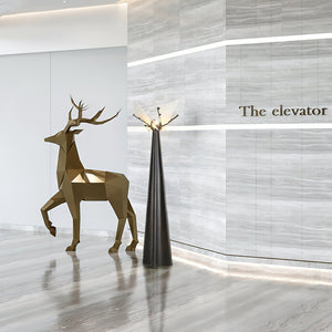 Drape Alabaster Floor Lamp - Zonesus