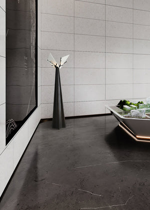 Drape Alabaster Floor Lamp - Zonesus