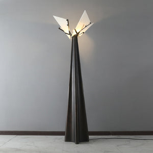 Drape Alabaster Floor Lamp - Zonesus