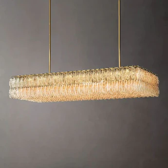 Chia Rectangular Chandelier 74" - Zonesus