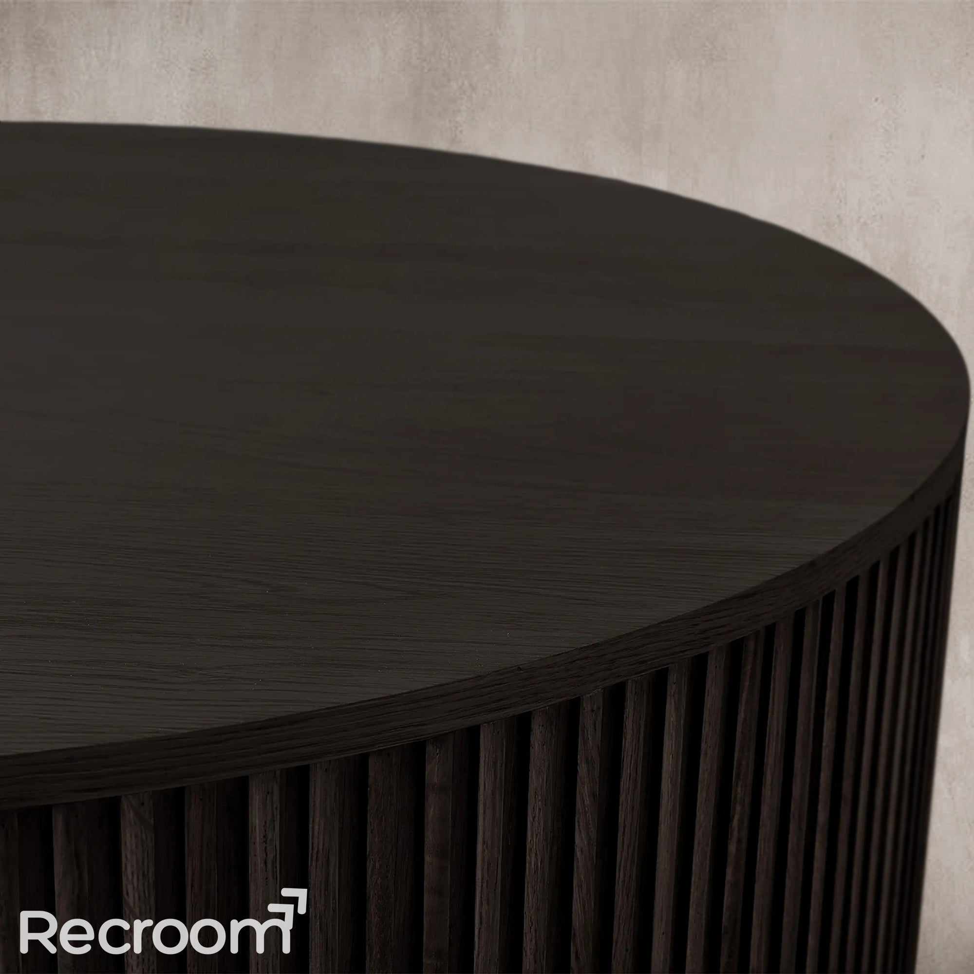 Finn Round Wood Coffee Table - Zonesus