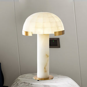 Etoile Alabaster Table Lamp - Zonesus