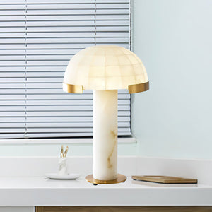Etoile Alabaster Table Lamp - Zonesus
