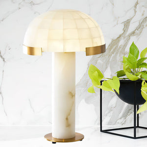 Etoile Alabaster Table Lamp - Zonesus