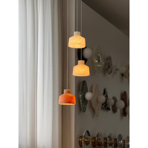 Etruscan Alabaster Pendant Lamp - Zonesus