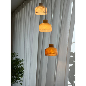 Etruscan Alabaster Pendant Lamp - Zonesus